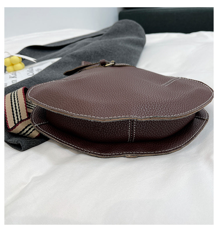 Cat Shaped Shoulder Bag, Vintage PU Leather Sling Bag, Women's Kawaii Crossbody Purse