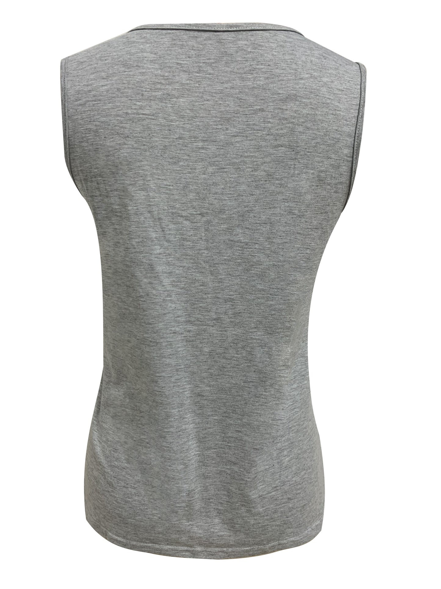Chic Summer Breathable Tank Top - Womens Sleeveless Crew Neck, Versatile Casual Wear