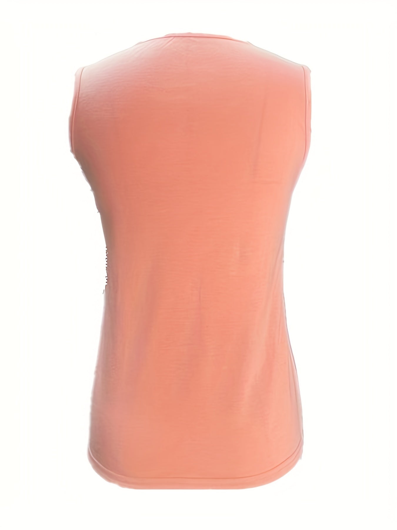 Chic Summer Breathable Tank Top - Womens Sleeveless Crew Neck, Versatile Casual Wear