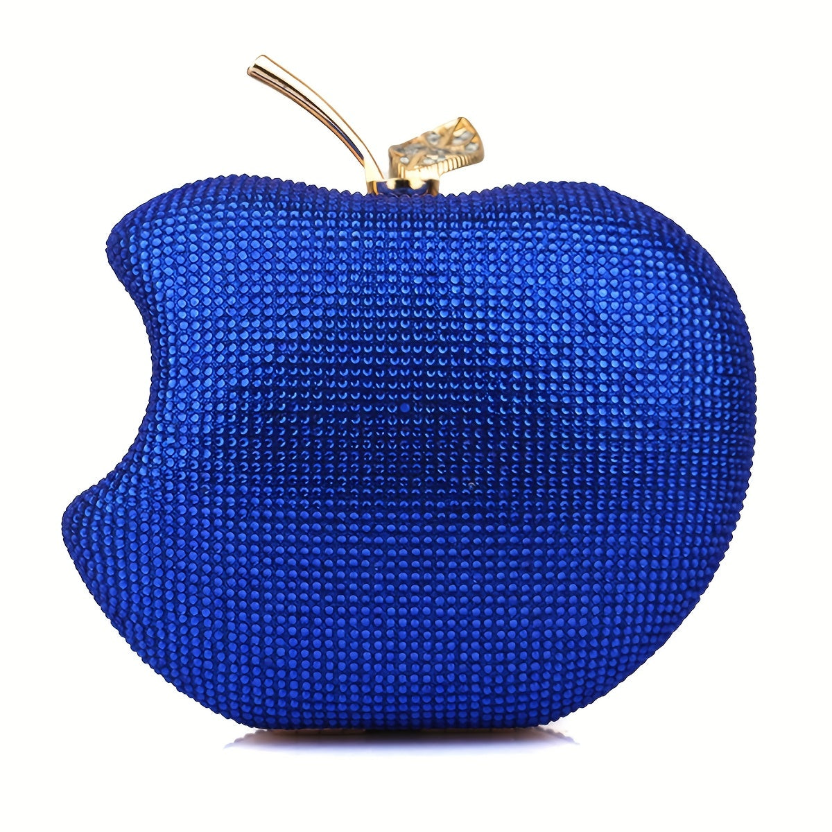 Mini Red Apple Evening Bag, Rhinestone Clutch Prom Purse, Sparking Handbag For Wedding & Party (5.91*5.12*2.36) Inch Best Gifts for Carnaval