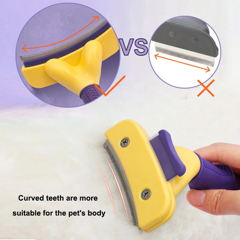 Dog or Cat Brush for Grooming Hair Hair Remover Knotting Comb Anti Lice