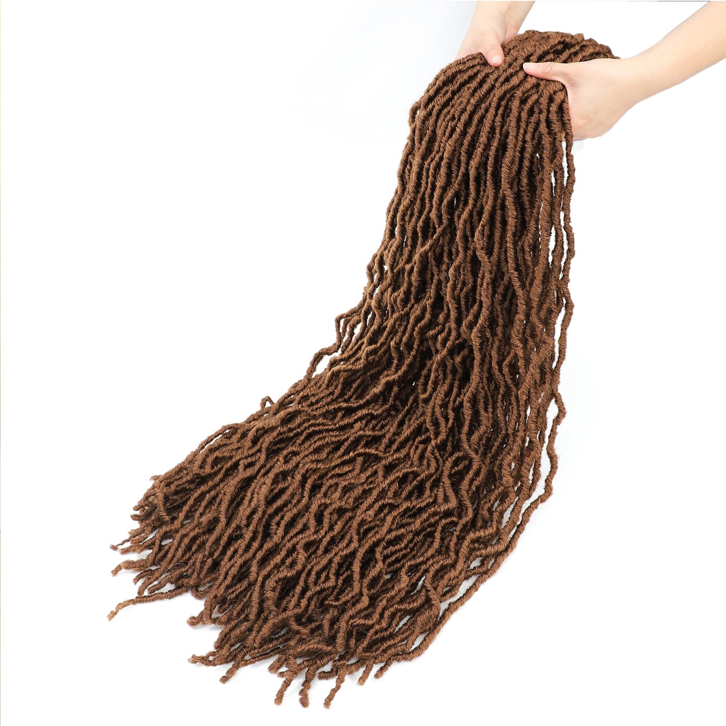 Karida 36 Inch Faux Locs Crochet Hair Extensions For Women Synthetic Soft Locs Crochet Braids Dreadlocks Hair Extensions