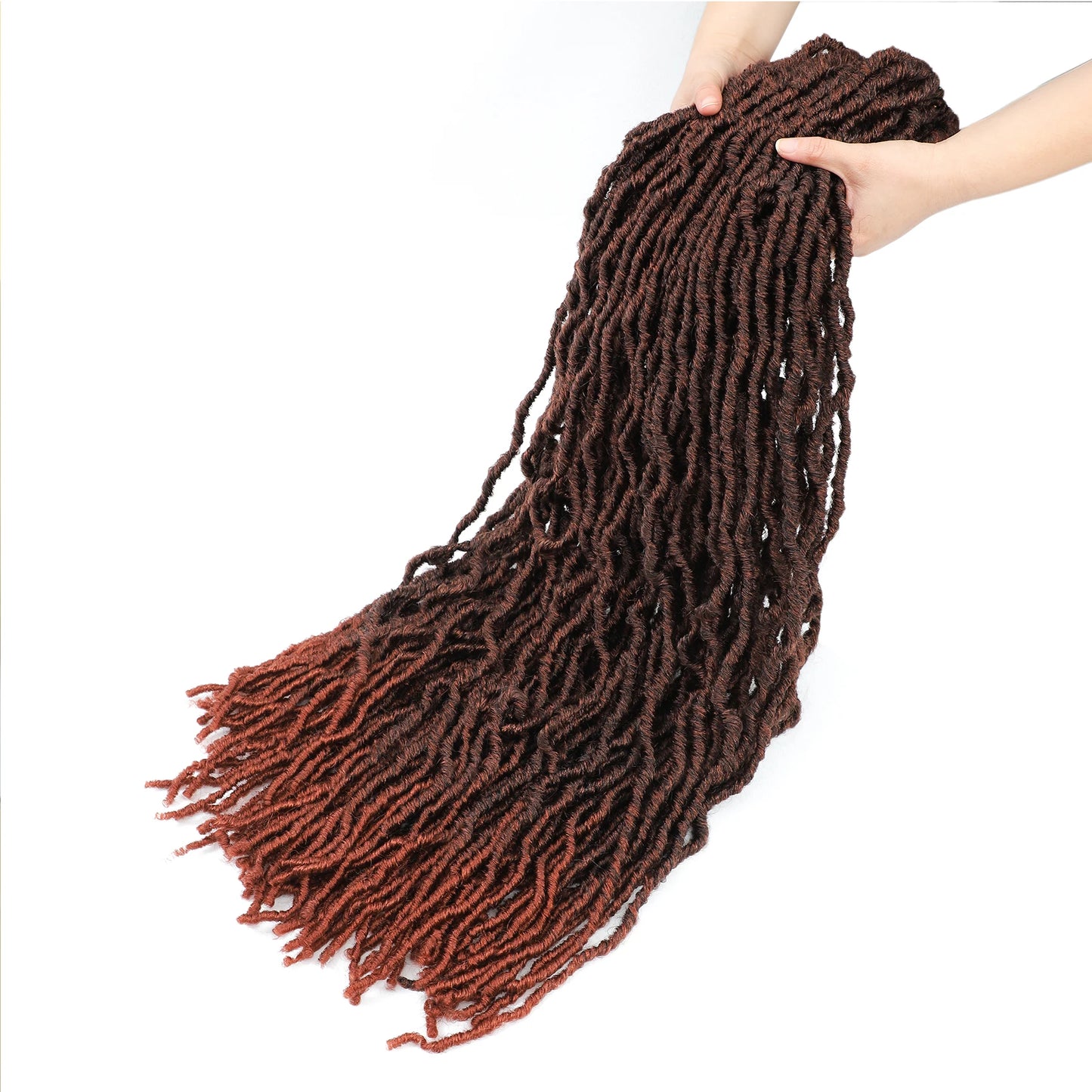 Karida 36 Inch Faux Locs Crochet Hair Extensions For Women Synthetic Soft Locs Crochet Braids Dreadlocks Hair Extensions