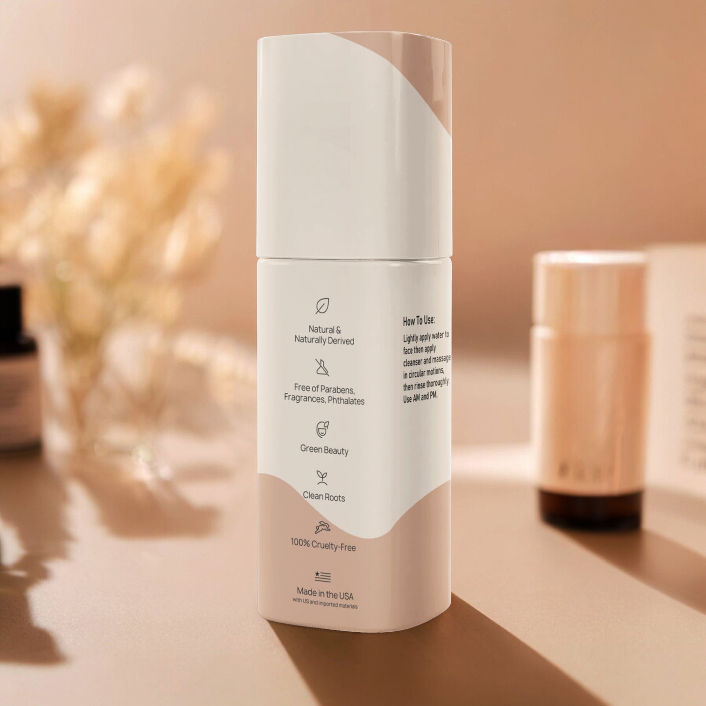 VEHAVEN ESSENTIALS Milky Oil Foaming Cleanser