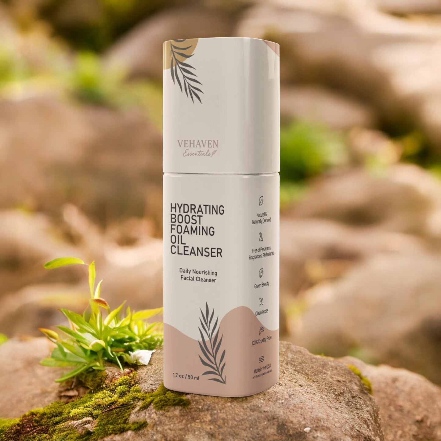 VEHAVEN ESSENTIALS Milky Oil Foaming Cleanser