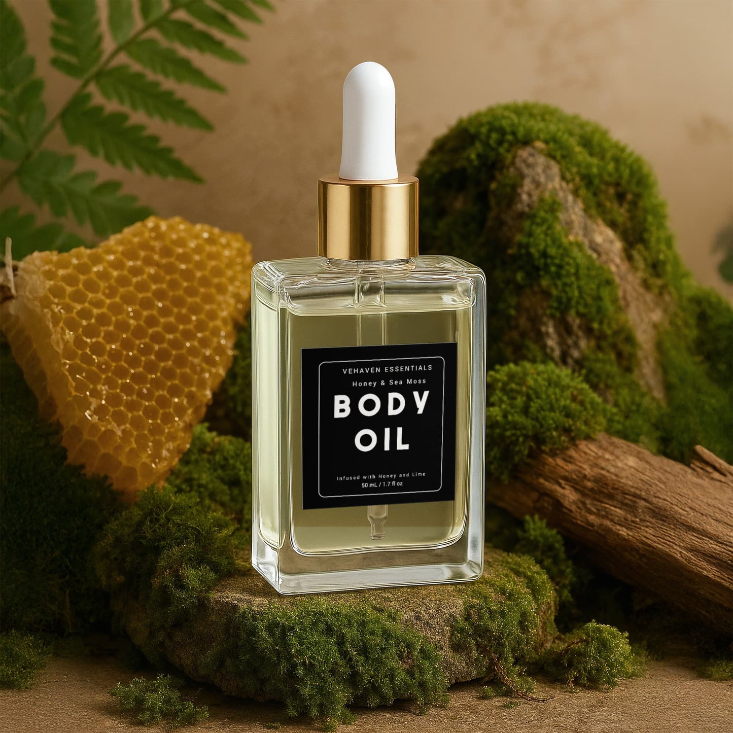VEHAVEN ESSENTIALS Manuka Honey Sea Moss Post-Shave Oil