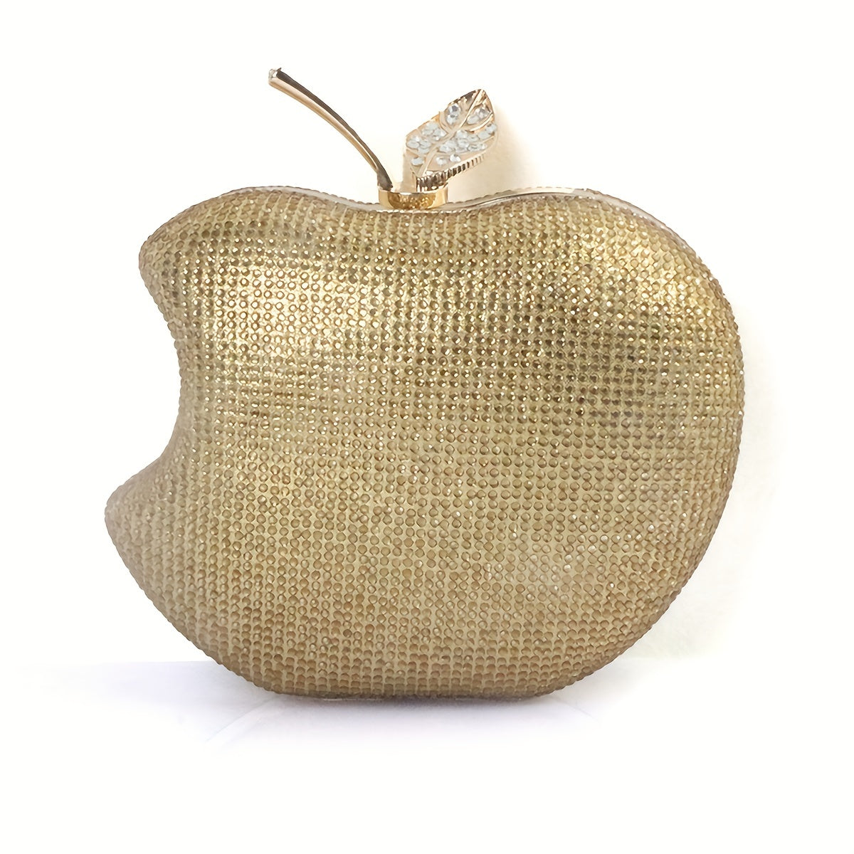 Mini Red Apple Evening Bag, Rhinestone Clutch Prom Purse, Sparking Handbag For Wedding & Party (5.91*5.12*2.36) Inch Best Gifts for Carnaval