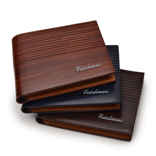 1pc Retro Style Men's PU Leather Wallet, Short Slim Male's Purse With Money & Credit Card Holder, Ideal Gift For Men