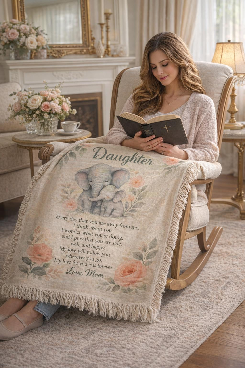 My Daughter Blanket - Plush Fleece Valentine's Gift