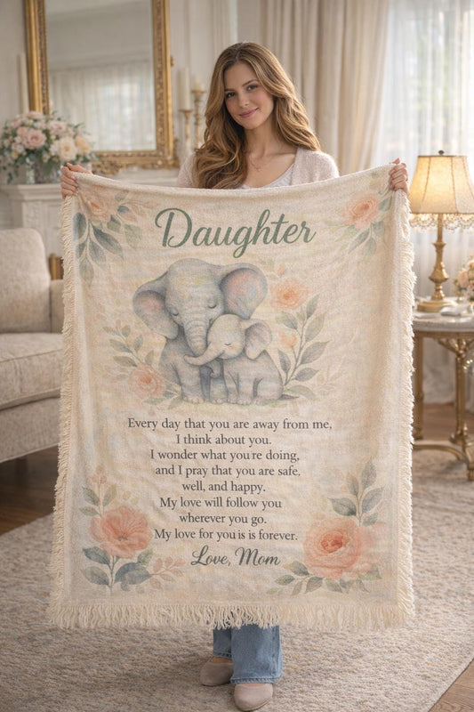 My Daughter Blanket - Plush Fleece Valentine's Gift