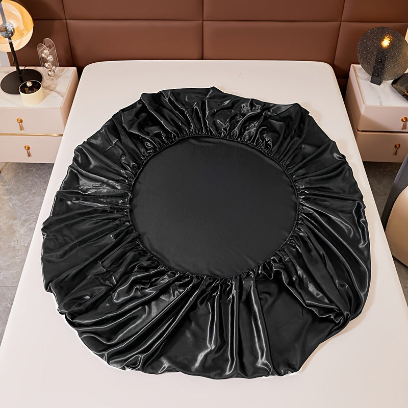 3/4 Pieces Of Solid Color Bed Sheets And Bed Skirts, 1/2 Pillowcases, A Set Of Three Or Four, Soft And Silky
