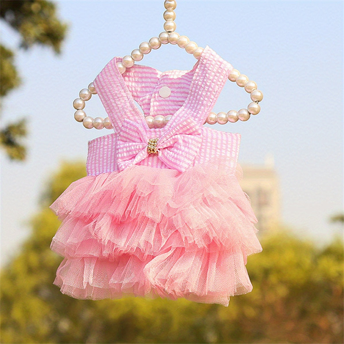 Luxury Princess Dog Dresses - Breathable Mesh, Bow-Tiful Tutus, Lace Skirts for Summer Stylish Pups!