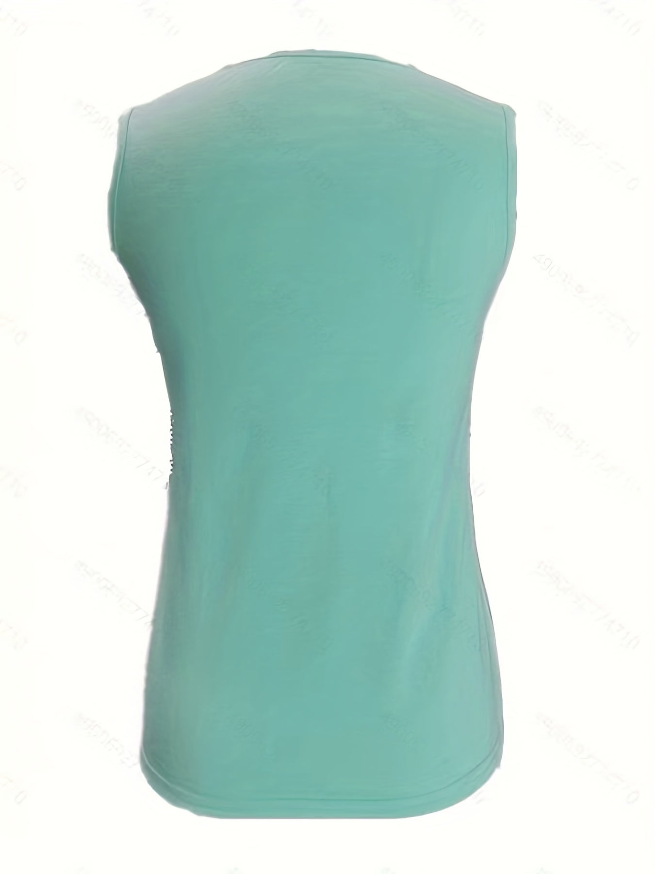 Chic Summer Breathable Tank Top - Womens Sleeveless Crew Neck, Versatile Casual Wear