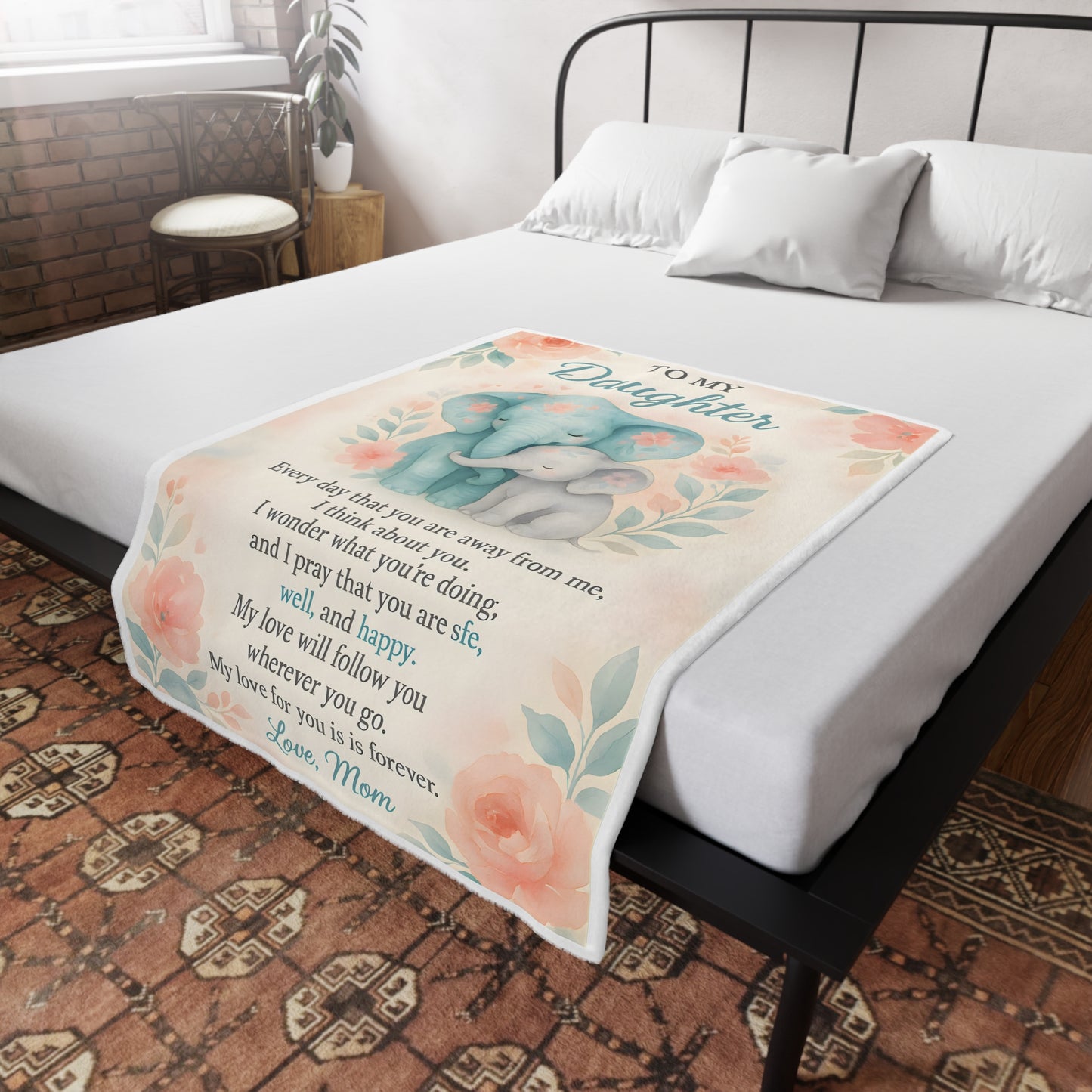 My Daughter Blanket - Plush Fleece Valentine's Gift