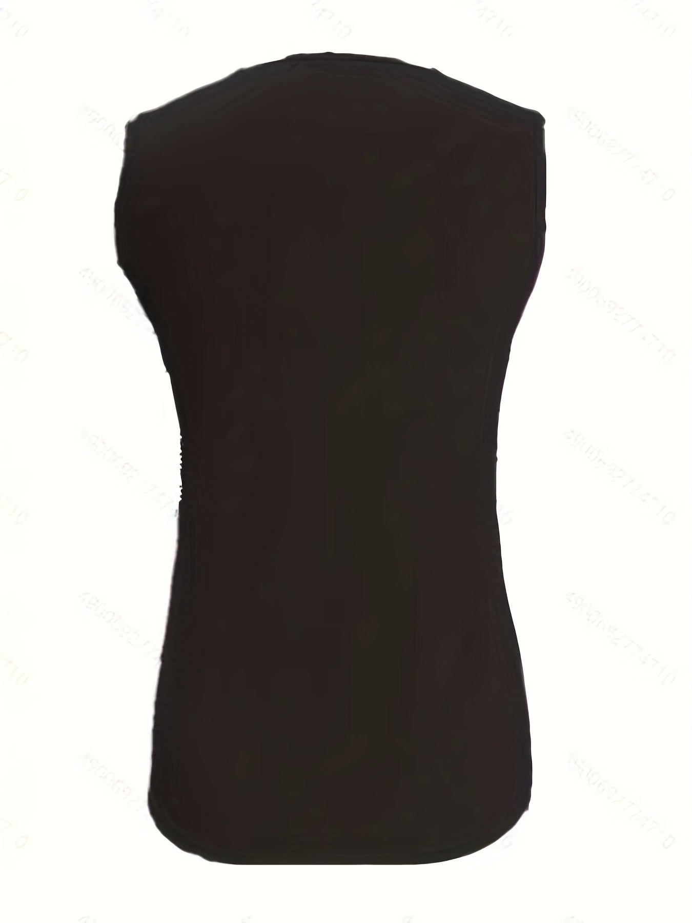 Chic Summer Breathable Tank Top - Womens Sleeveless Crew Neck, Versatile Casual Wear