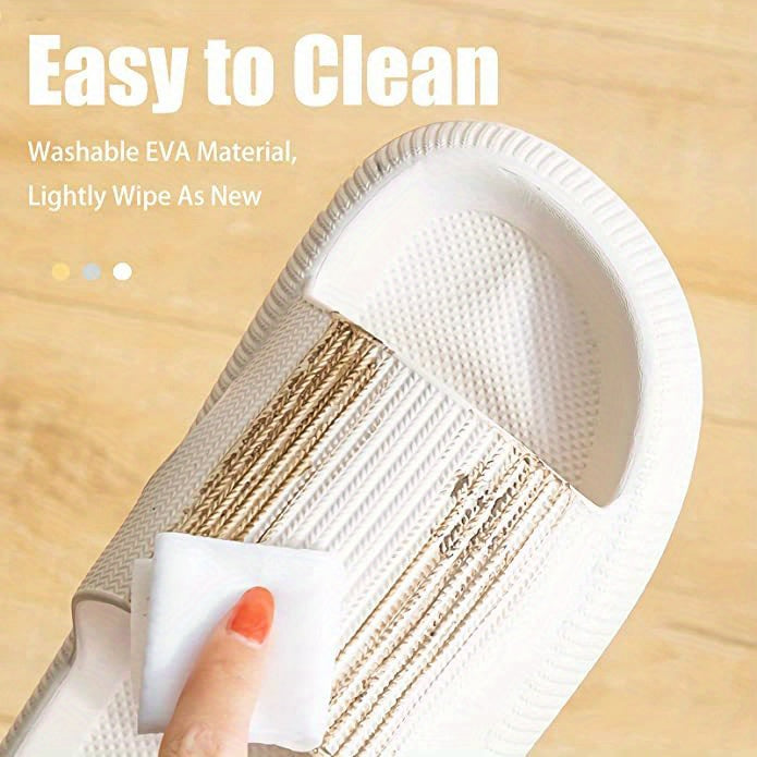 Comfort-Boosting Womens Sandals - Durable EVA, Indoor/Outdoor Versatility, Stylish Thick Sole Design
