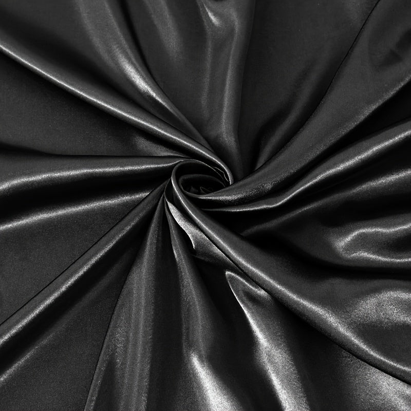 3/4 Pieces Of Solid Color Bed Sheets And Bed Skirts, 1/2 Pillowcases, A Set Of Three Or Four, Soft And Silky