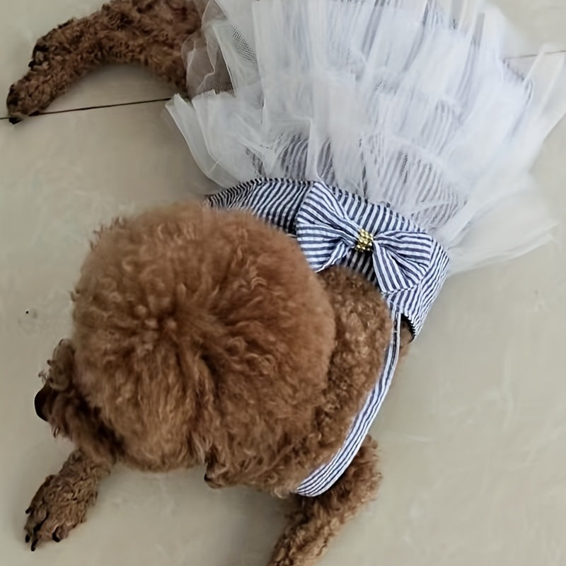 Luxury Princess Dog Dresses - Breathable Mesh, Bow-Tiful Tutus, Lace Skirts for Summer Stylish Pups!