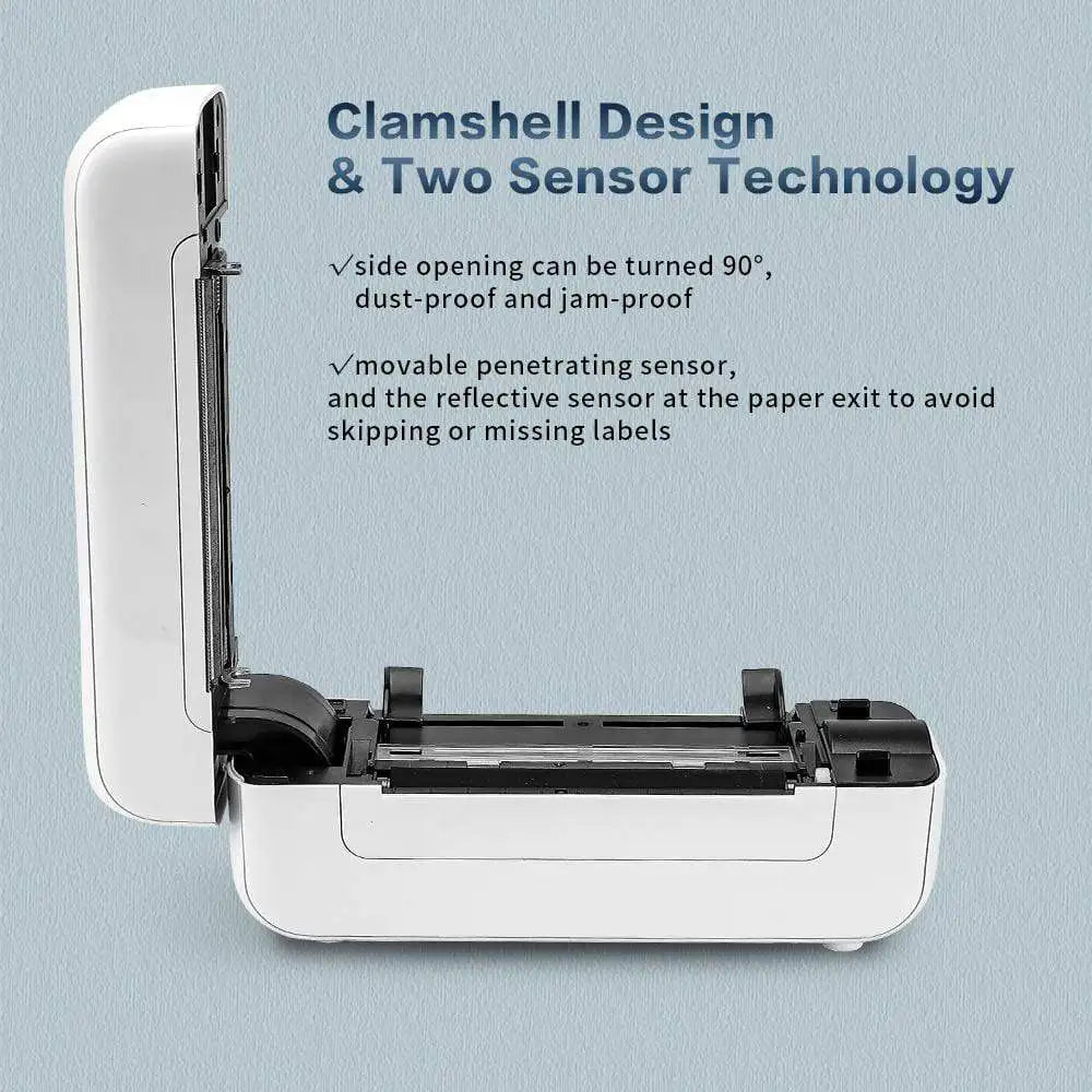 4x6 Thermal Direct Shipping Label,Pack of 500 Fan-Fold Labels, Permanent Adhesive, Commercial Grade Thermal Shipping Labels