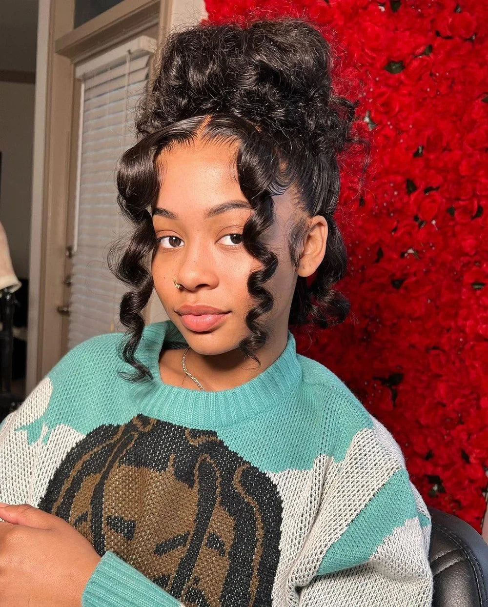 Loose Deep Wave 13x6 HD Lace Frontal Wig Human Hair Brazilian 40 Inch Curly Wigs 360 Full Lace Front Human Hair Wig Pre Plucked