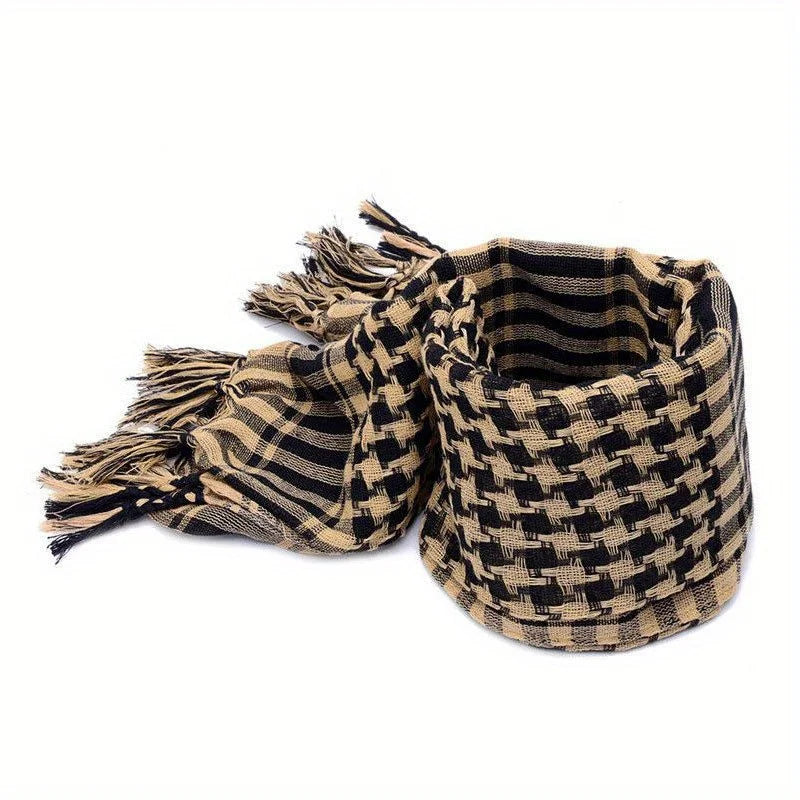 Military Tactical Desert Hijab Scarf Muslim Headscarf Islam Arab Keffiyeh Head Neck Scarves Wrap for Men and Women