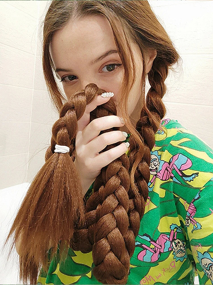 Kanekalon Braiding Hair Xpression Crochet Hair Expression Hair for Braids Faux Locs Women Jumbo Braids Synthetic Hair Extensions