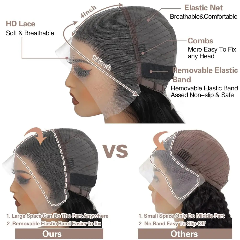 1B/30 Body Wave Highlight Wig Human Hair 13x4 Hd Lace Frontal Wigs Brazilian Preplucked Ombre Colored Wigs Human Hair For Women