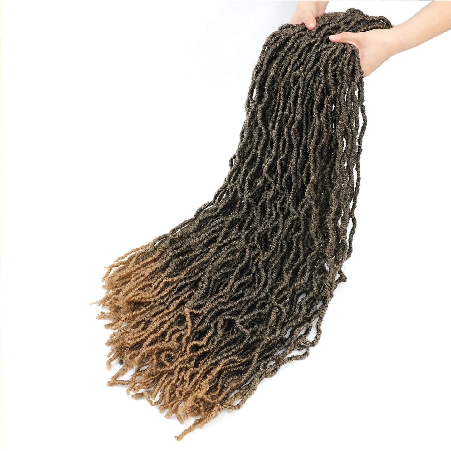 Karida 36 Inch Faux Locs Crochet Hair Extensions For Women Synthetic Soft Locs Crochet Braids Dreadlocks Hair Extensions