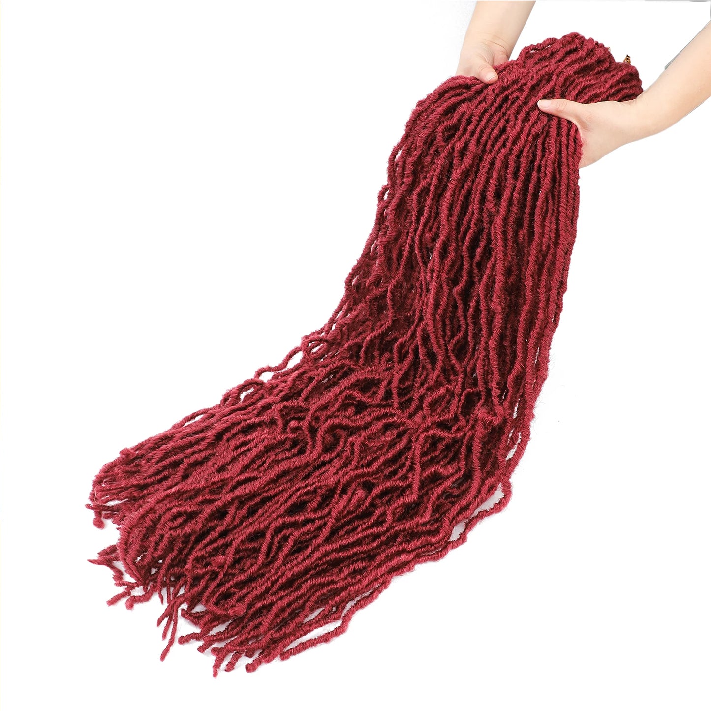 Karida 36 Inch Faux Locs Crochet Hair Extensions For Women Synthetic Soft Locs Crochet Braids Dreadlocks Hair Extensions