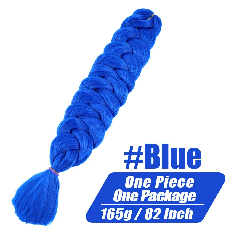 Kanekalon Braiding Hair Xpression Crochet Hair Expression Hair for Braids Faux Locs Women Jumbo Braids Synthetic Hair Extensions