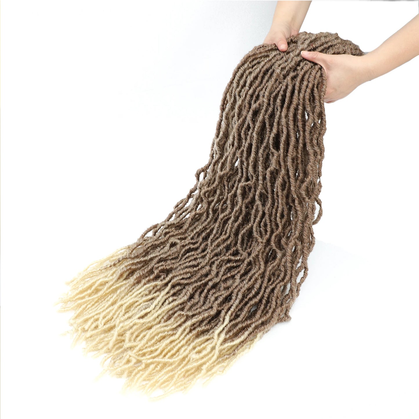 Karida 36 Inch Faux Locs Crochet Hair Extensions For Women Synthetic Soft Locs Crochet Braids Dreadlocks Hair Extensions