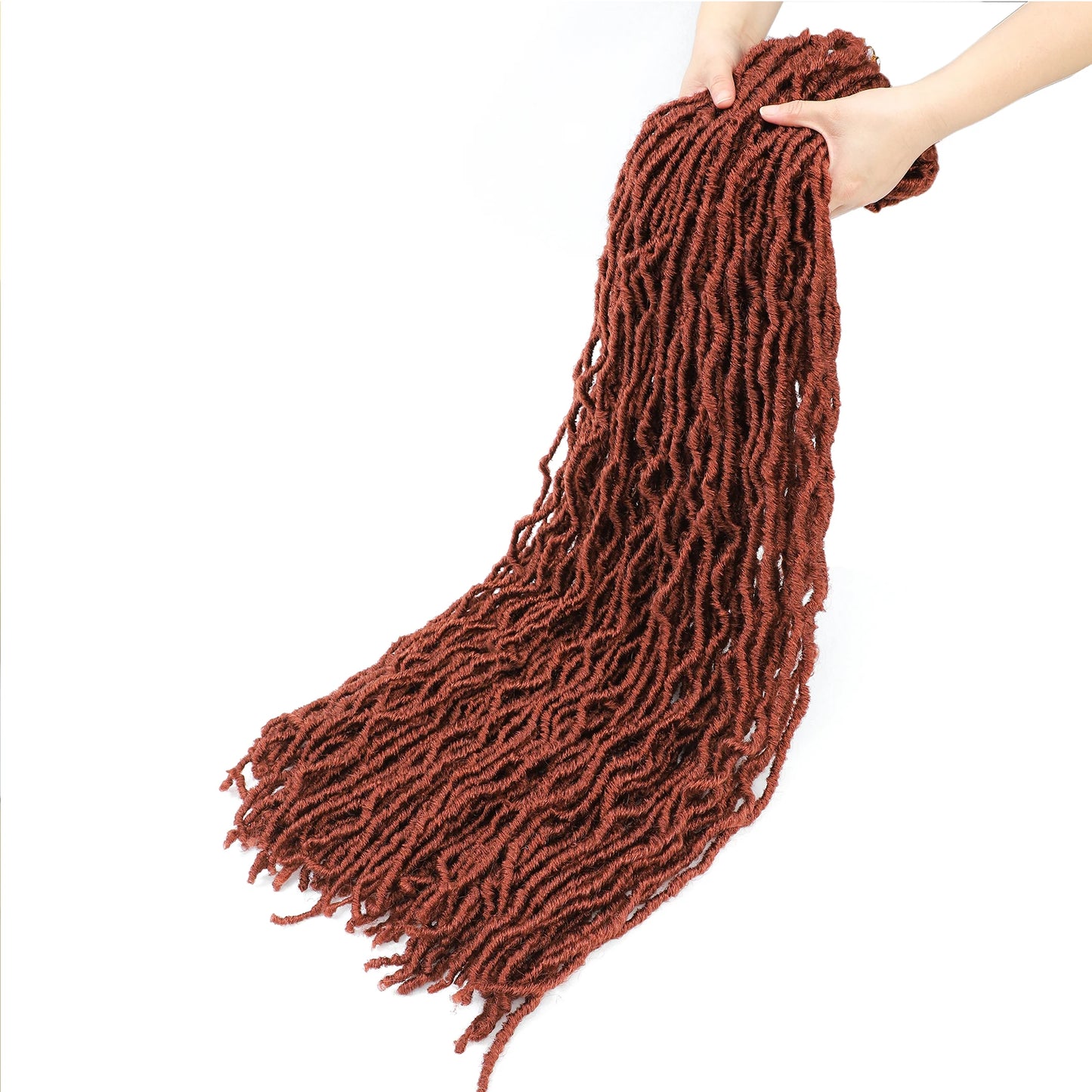 Karida 36 Inch Faux Locs Crochet Hair Extensions For Women Synthetic Soft Locs Crochet Braids Dreadlocks Hair Extensions