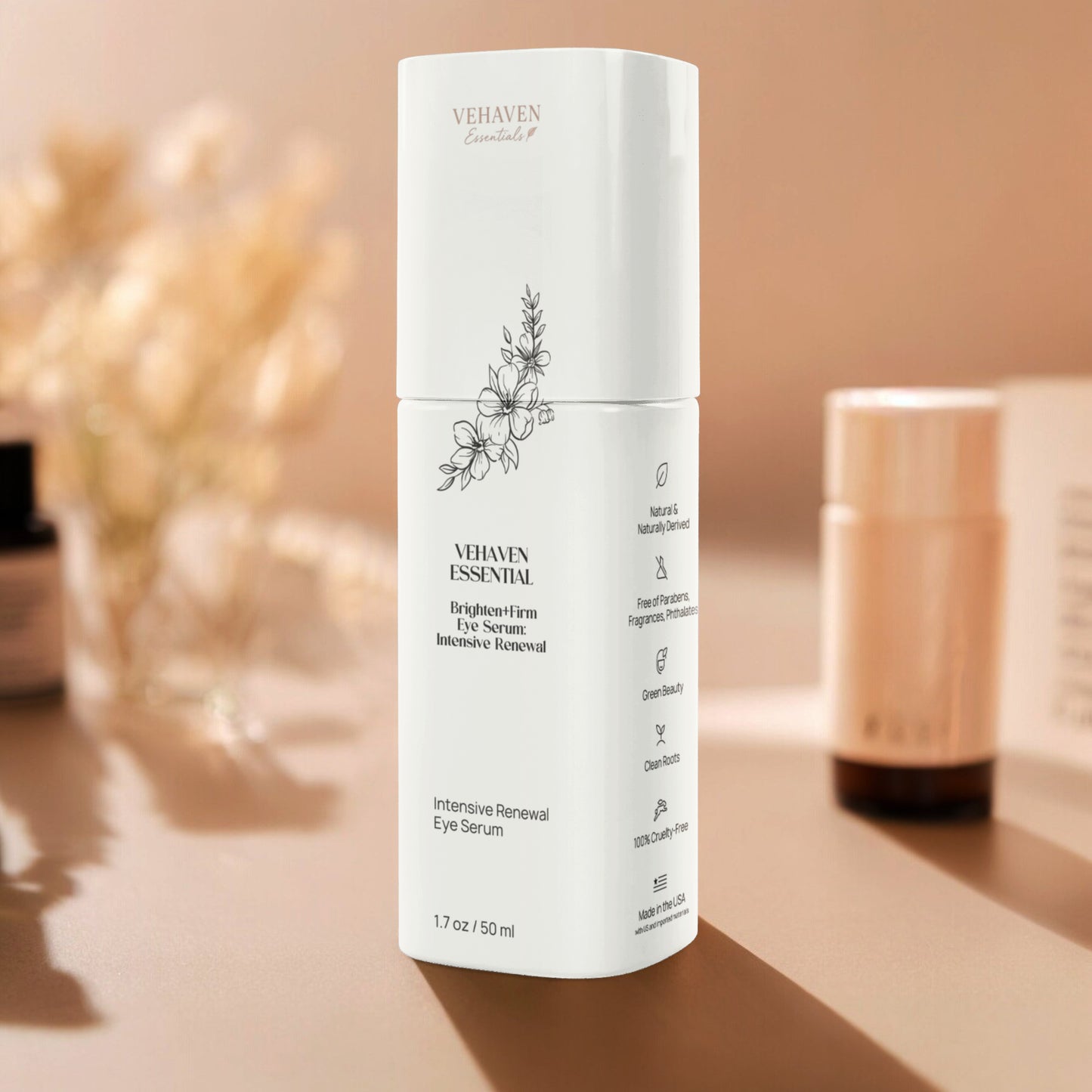 VEHAVEN ESSENTIAL Brighten+Firm Eye Serum: Intensive Renewal