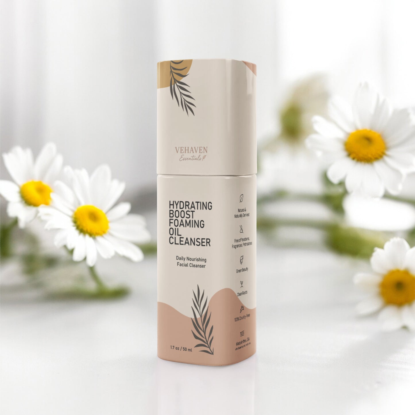 VEHAVEN ESSENTIALS Milky Oil Foaming Cleanser