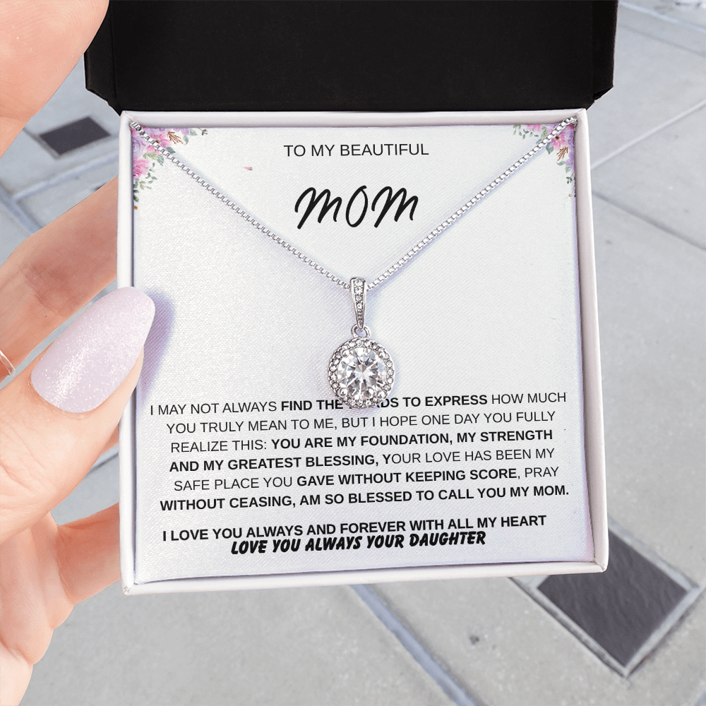 To My Mom – A Love That Lasts Forever | Meaningful Keepsake Gift