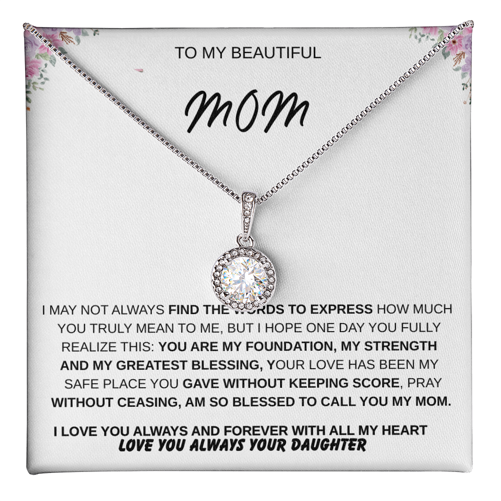 To My Mom – A Love That Lasts Forever | Meaningful Keepsake Gift