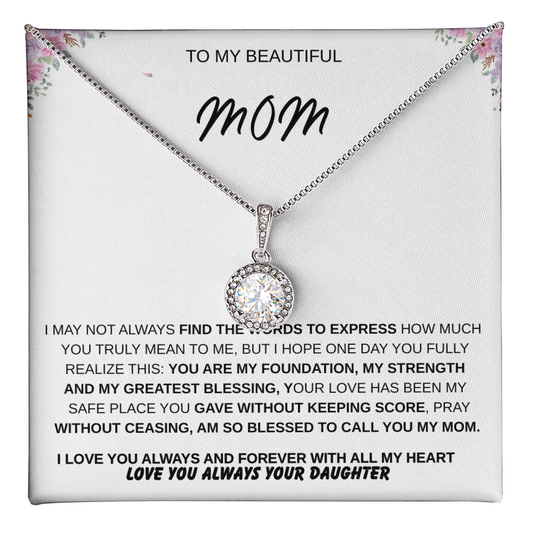 To My Mom – A Love That Lasts Forever | Meaningful Keepsake Gift