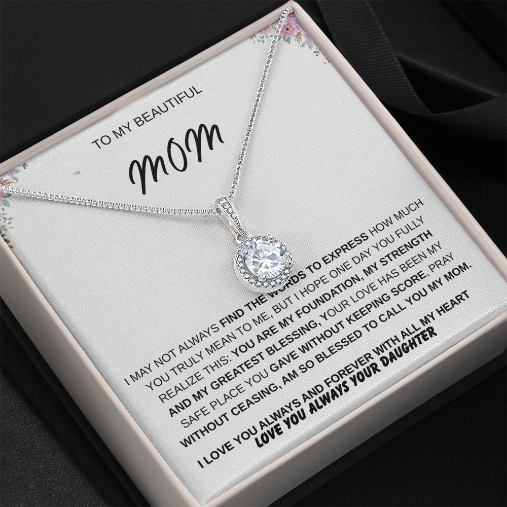 To My Mom – A Love That Lasts Forever | Meaningful Keepsake Gift