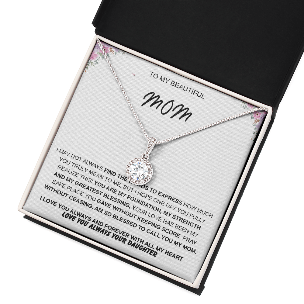 To My Mom – A Love That Lasts Forever | Meaningful Keepsake Gift