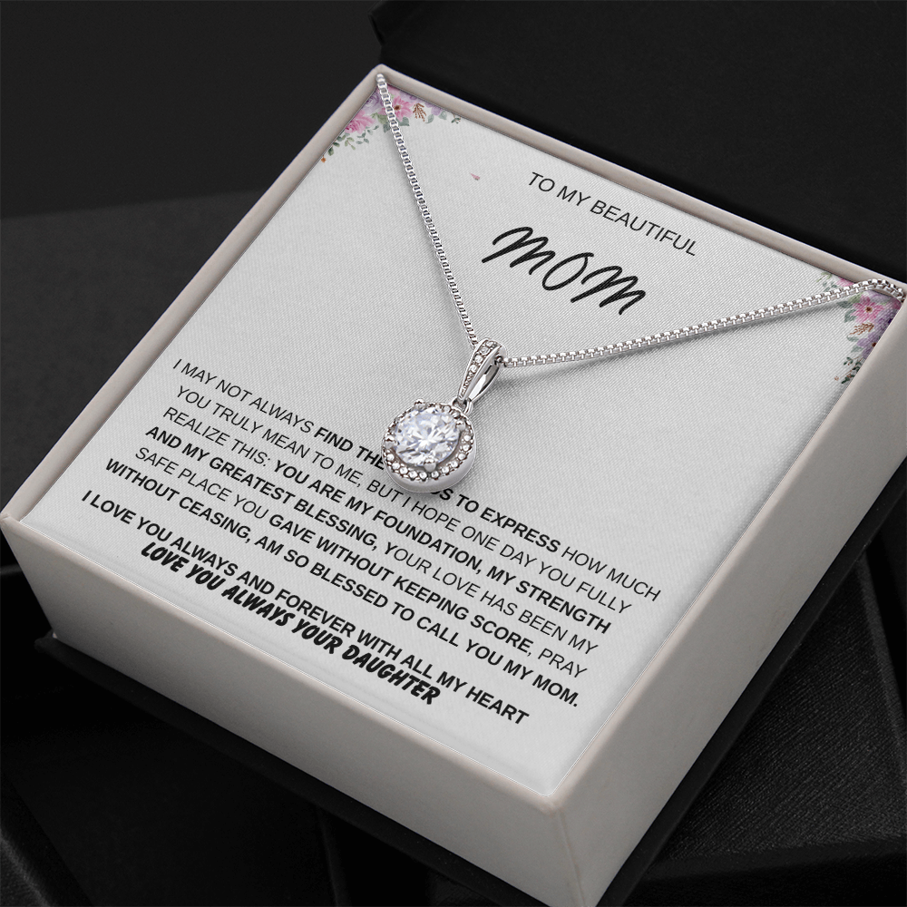 To My Mom – A Love That Lasts Forever | Meaningful Keepsake Gift