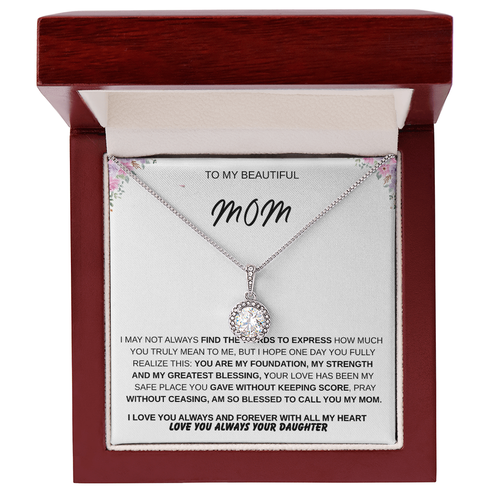 To My Mom – A Love That Lasts Forever | Meaningful Keepsake Gift