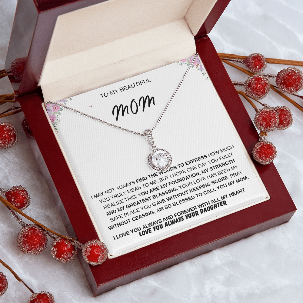 To My Mom – A Love That Lasts Forever | Meaningful Keepsake Gift