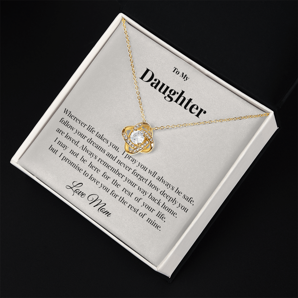 Love Knot Pendant for Daughter | Special Gift from Mother