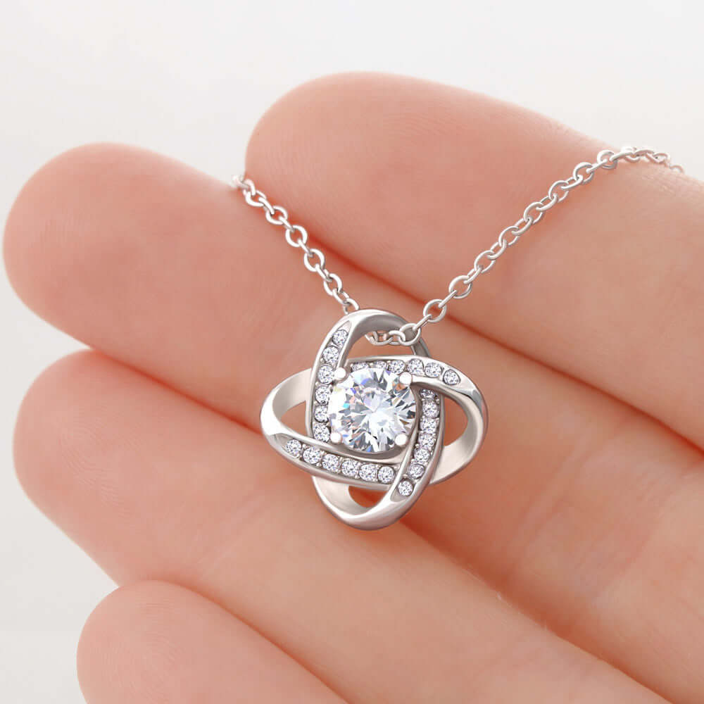 Gift for Mother with Love Knot Pendant