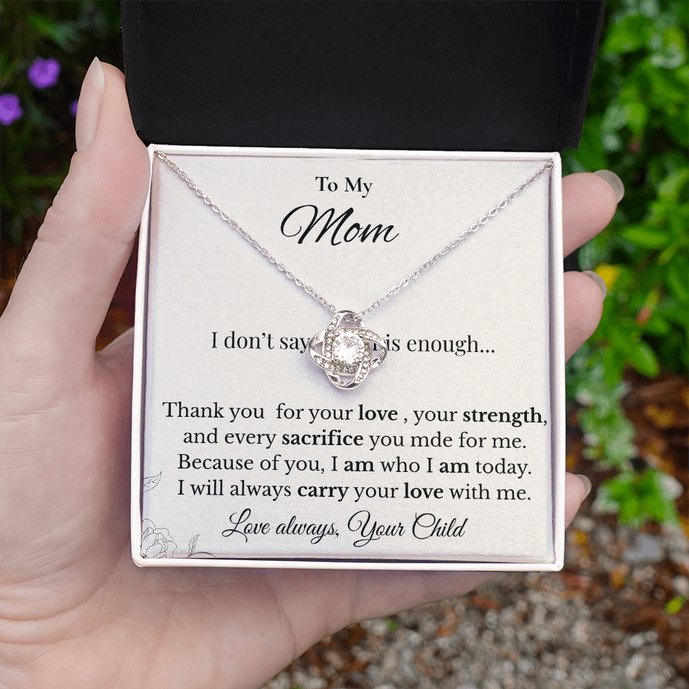 Forever Bond Love Knot Necklace