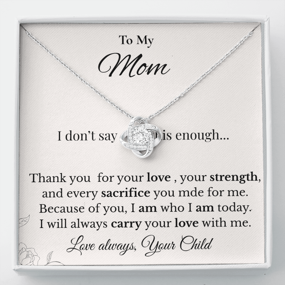 Meaningful Mom Gift Necklace