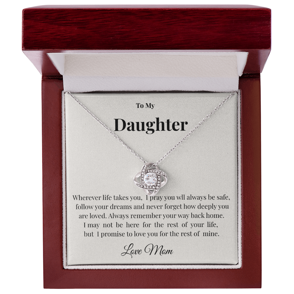 To My Daughter Necklace | Inspirational Gift from Mother