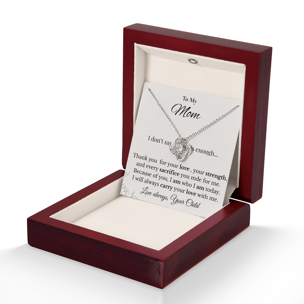 Mother's Love Knot Jewelry Gift