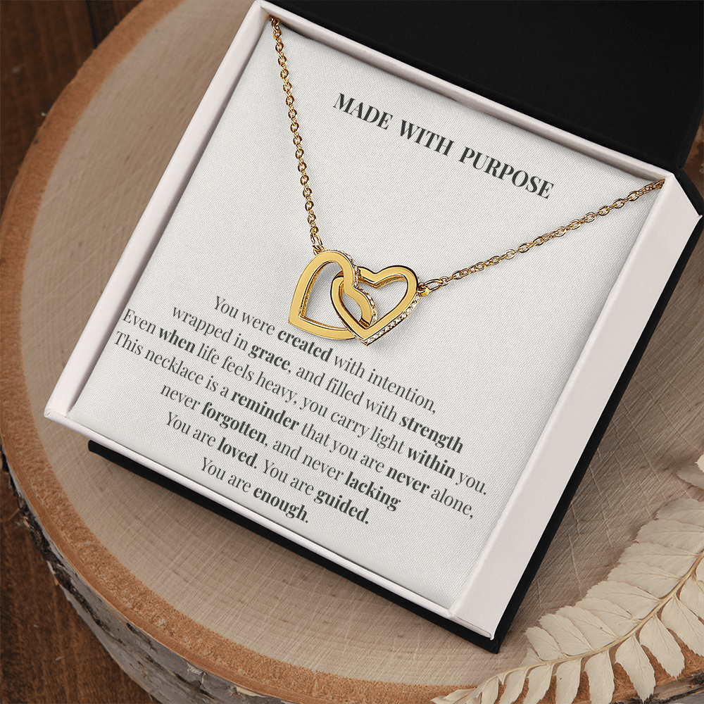 Made With Purpose Necklace – Inspirational Gift of Faith, Strength & Meaning