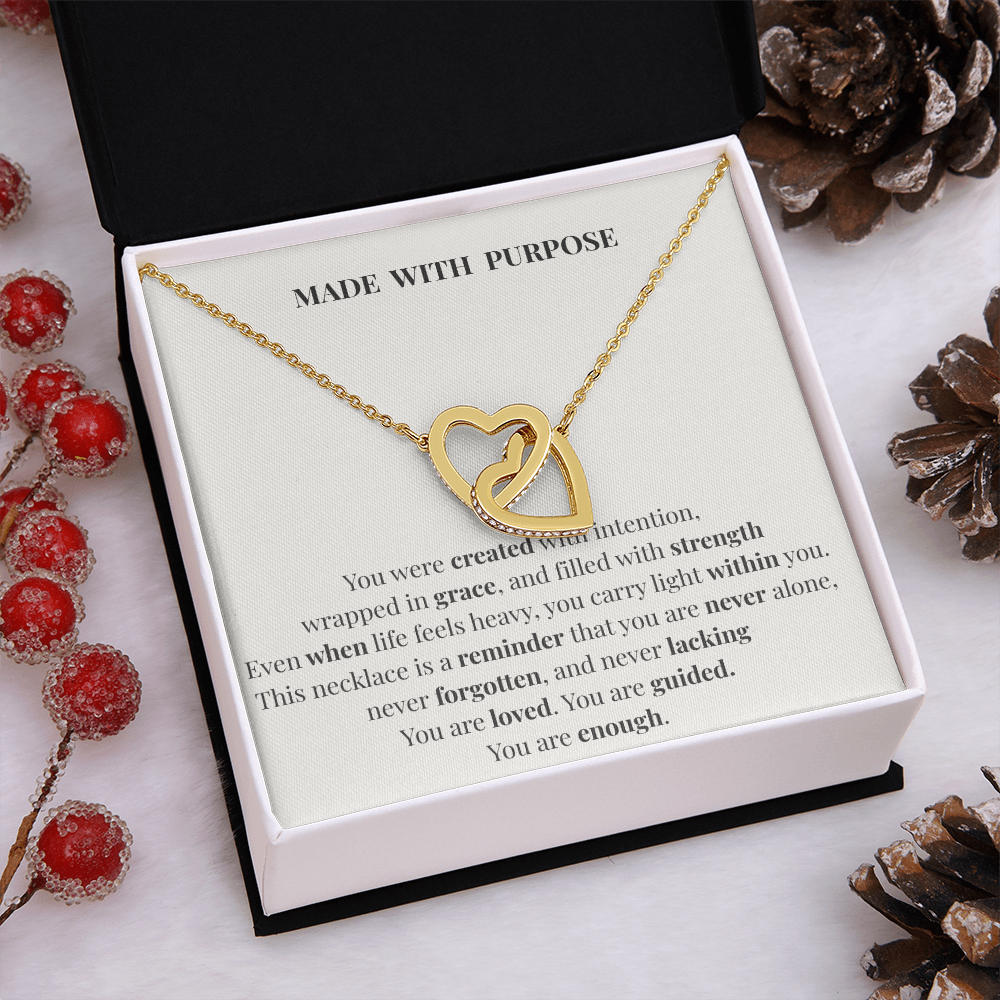 Made With Purpose Necklace – Inspirational Gift of Faith, Strength & Meaning